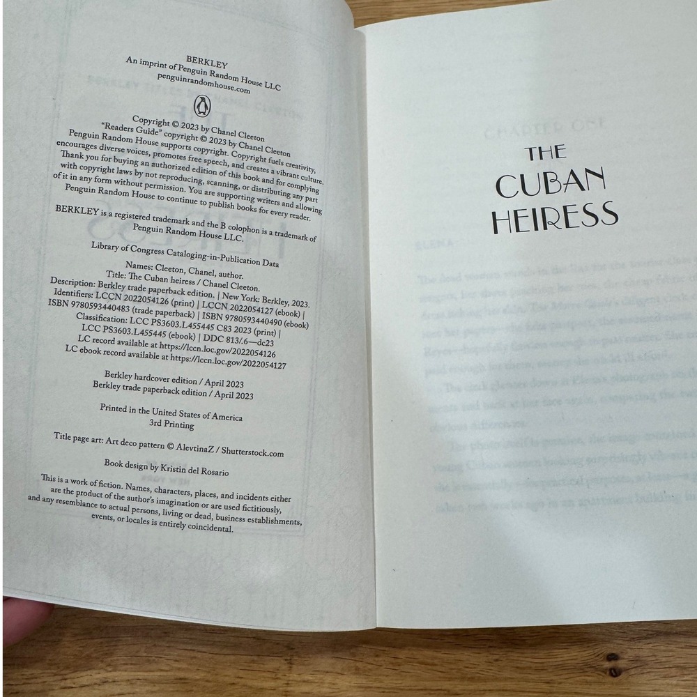 Chanel Cleeton Book Lot The Cuban Heiress & The Lost Story of Eva Fuentes PB - Picture 4 of 5